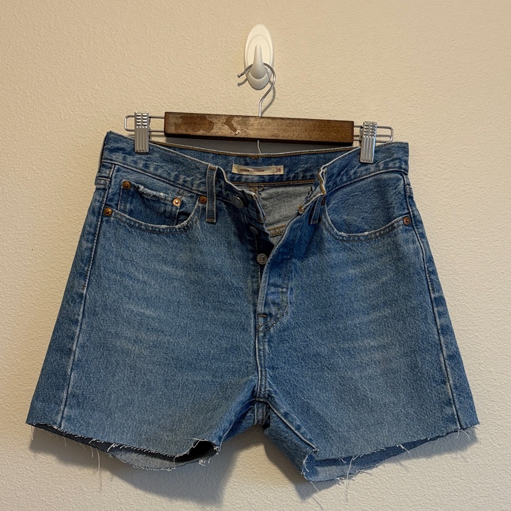Levi's Women's Blue Jean Shorts - Size 28